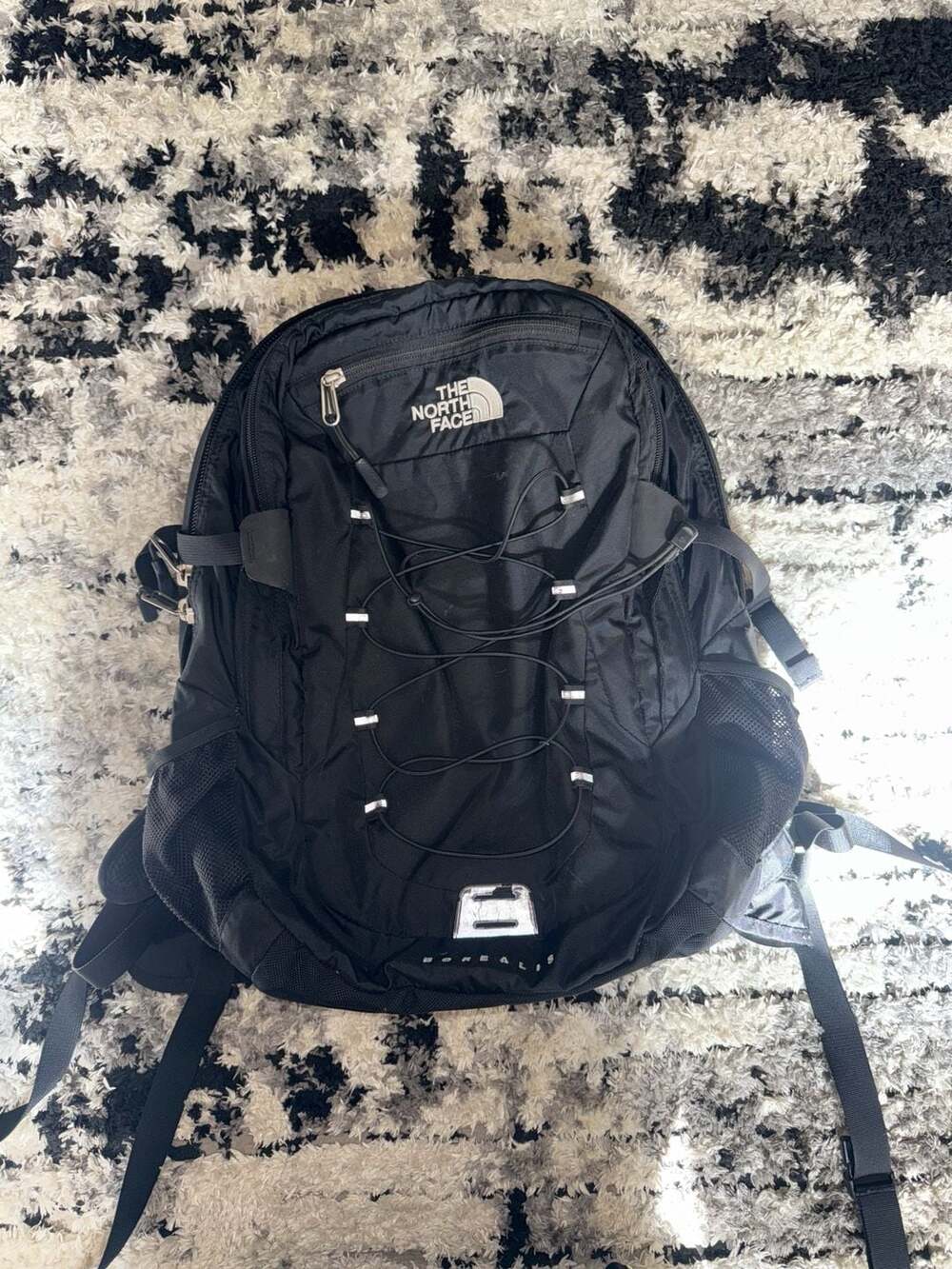 The North Face Borealis Bungee-Cord Backpack Black